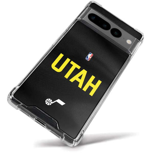 NBA Utah Jazz Jersey Google Pixel 7 Pro Clear Case
